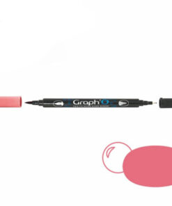 GRAPH'O Twin Tip Marker GO05210 Coral vandbaserede tusser