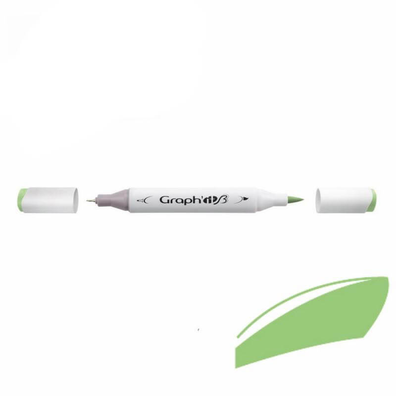 Graph'it Twin Brush Markers GI88240 Wasabi alkoholbaseret tusser