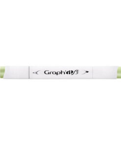 Graph'it Twin Brush Markers GI88245 Green Tea alkoholbaseret tusser