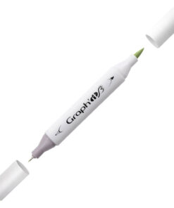 Graph'it Twin Brush Markers GI88245 Green Tea alkoholbaseret tusser