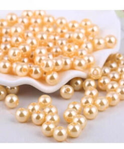 Runde gule voksperler