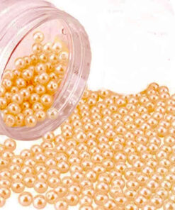 Runde gule voksperler