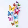 3D sommerfugle farve mix