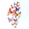 3D sommerfugle rainbow farver mix