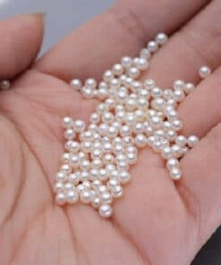 Voksperler runde creme 4mm