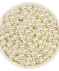 Voksperler runde creme 4mm