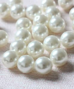 Voksperler runde creme 4mm