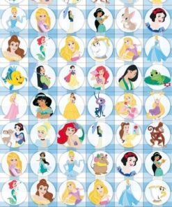 Disney Prinsesser stickers ark mini