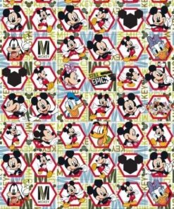 Mickey Mouse stickers ark mini med 60 små klistermærker i farverige Disney-designs til børn