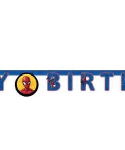 Spiderman banner guirlande