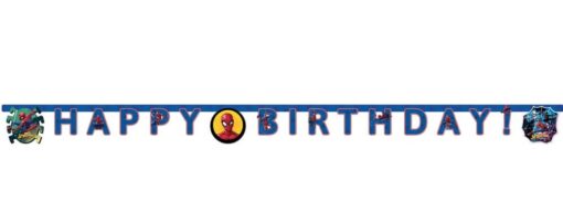 Spiderman banner guirlande