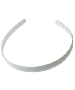 Hvid hårbøjle til DIY – hårbøjle base til hårpynt, sløjfer og dekoration