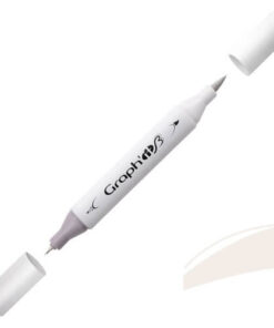 Graph'it Twin Brush Markers GI89400 Warm Grey 0 alkoholbaseret tusser