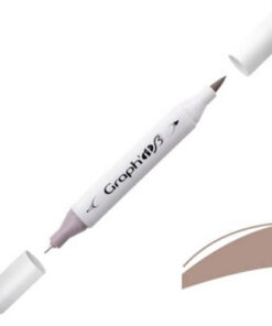 Graph'it Twin Brush Markers GI89406 Warm Grey 6 alkoholbaseret tusser