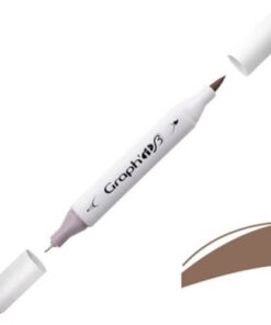 Graph'it Twin Brush Markers GI89408 Warm Grey 8 alkoholbaseret tusser