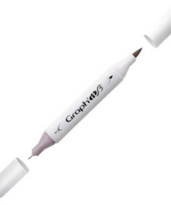 Graph'it Twin Brush Markers GI89408 Warm Grey 8 alkoholbaseret tusser