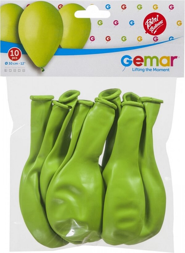 Lime grønne balloner 30