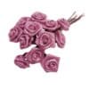 Satin roser gammel rosa 12mm