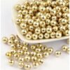 Voksperler runde guld 3mm til smykkefremstilling