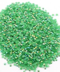 Emerald grønne rhinsten 2mm