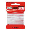 Hvid elastiksnor 1mm