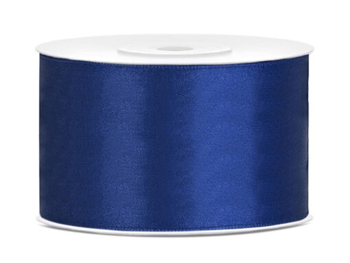 Satinbånd blå 38 mm