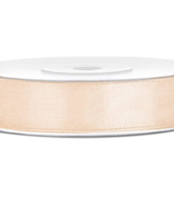 Satinbånd creme 12 mm