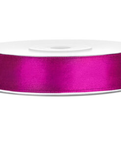 Satinbånd fuchsia 12 mm