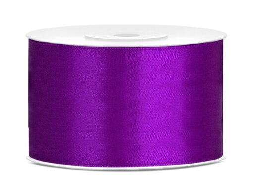 Satinbånd lilla 38 mm
