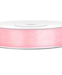 Satinbånd lys pink 12 mm