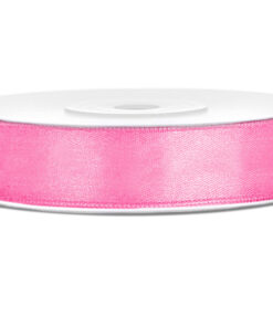 Satinbånd pink 12 mm