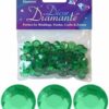 Kunstige pynte diamanter emerald grøn