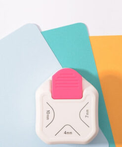 Papir punch stansejern til hjørner 4, 7, 10mm