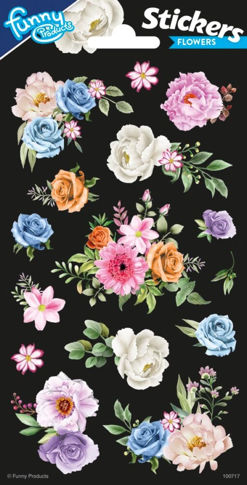 Stickers med blomster