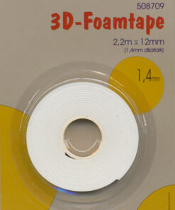 Dobbeltklæbende skum tape 1,4mm