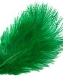 Fjer marabou grønne