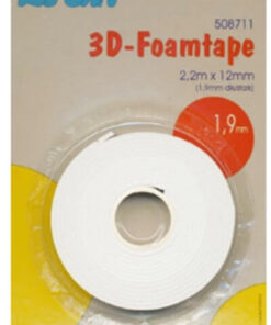 Dobbeltklæbende skum tape 1,9mm