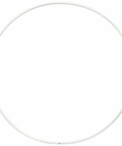 hvid metalring 12cm
