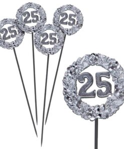 25 år pynte sticks sølv