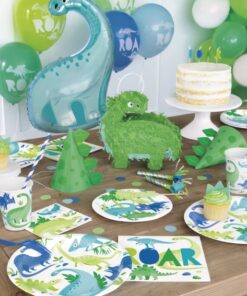 Dinosaur fødselsdag paptallerkner