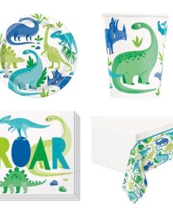 Dinosaur fødselsdag paptallerkner