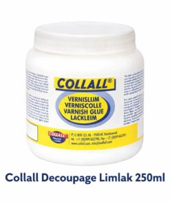 Collall Decoupage Limlak 250 ml – vandbaseret lim og lak til decoupage og kreative hobbyprojekter