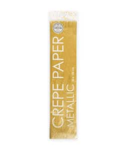 Crepepapir metallic guld 50x250cm 28g