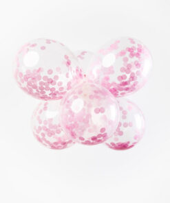 Lyserød konfetti balloner