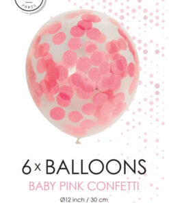 Lyserød konfetti balloner