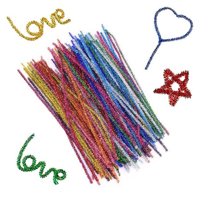 Piberensere glitter mix 8mm