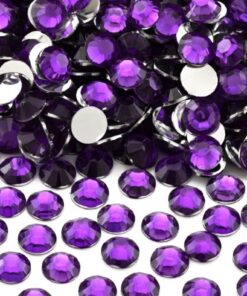 Rhinsten 6mm mørk lilla