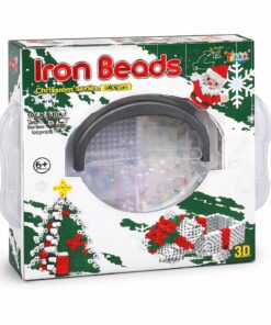 3D strygeperler sæt med julemotiver Iron Beads kreativt hobby sæt til børn DIY julepynt