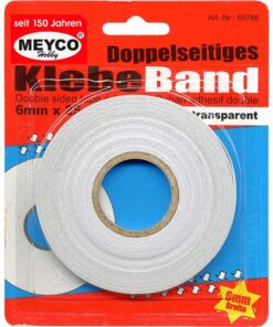 Dobbeltklæbende tape 6mm