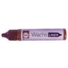 Lysvoks pen chokolade brun